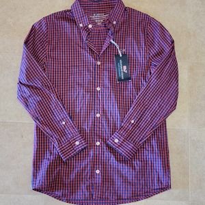 NWT Vineyard Vines OTG Performance brrr Cooling Whale Shirt-Medium 12-14